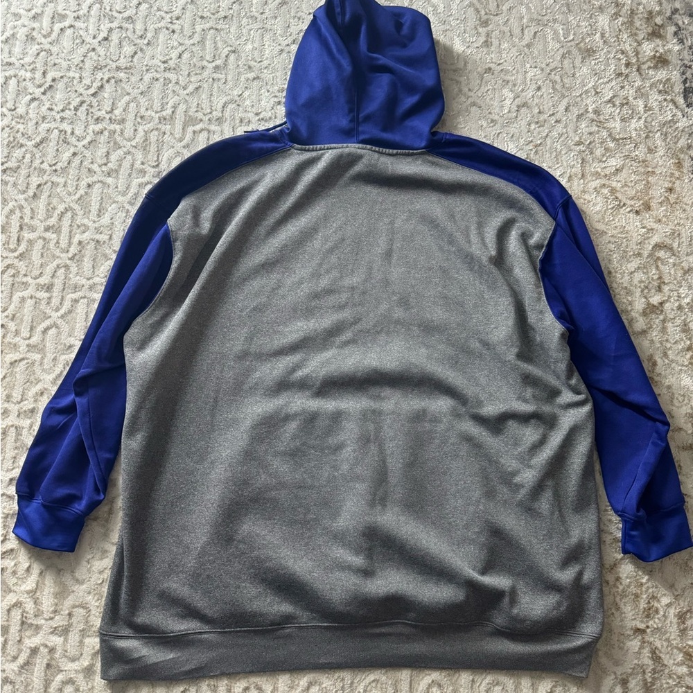 NFL New York Giants Gray and Blue Hoodie - Picture 2 of 3